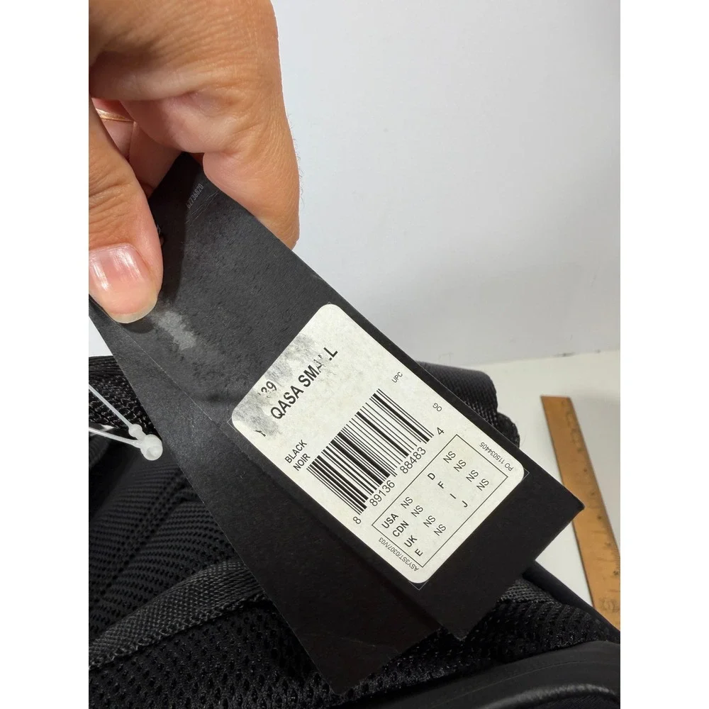 Y-3 Yohji Yamamoto Qasa Small Backpack Black Noir Neoprene Bag NEW with flaw